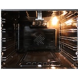 thumbnail of Gasline Gas Standherd SHGG6060FGWB 60cm schwarz/Edelstahl Gasbackofen mit Thermostat, 4 flammig WOK Brenner, Grill und Umluft Erdgas LPG