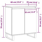 thumbnail of vidaXL Sideboard Betongrau 60x35x70 cm Holzwerkstoff