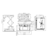 thumbnail of KIMEX - Supporto motorizzato per videoproiettore - Altezza 100cm max - Wi-Fi