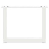 thumbnail of Pieds De Table Basse En U 2 Pièces Blanc 40 X (30 31) Cm Acier