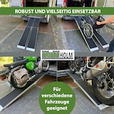 thumbnail of TRUTZHOLM 1 x Auffahrrampe klappbar 228 cm 340 kg Traglast Alu Anti Rutsch E-Bike Fahrradrampe