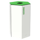 thumbnail of ROSSIGNOL Borne de tri avec seau 65L HEXATRI verre blanc