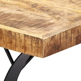 thumbnail of Mesa de comedor de madera maciza de mango 180x90x76 cm