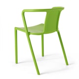 thumbnail of Lot de 4 chaises en plastique vert - Oviala