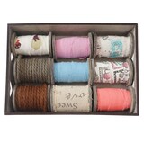 thumbnail of Deko-Box Band, Geschenkband Deko-Schnur Bänderbox, 9 Rollen