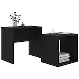 thumbnail of vidaXL Couchtisch-Set Schwarz 48x30x45 cm Holzwerkstoff
