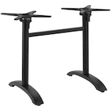 thumbnail of Garden Emotions Outdoor Tischgestell für rechteckige Tischplatten bis 120x80 cm Nancy double schwarz klappbar