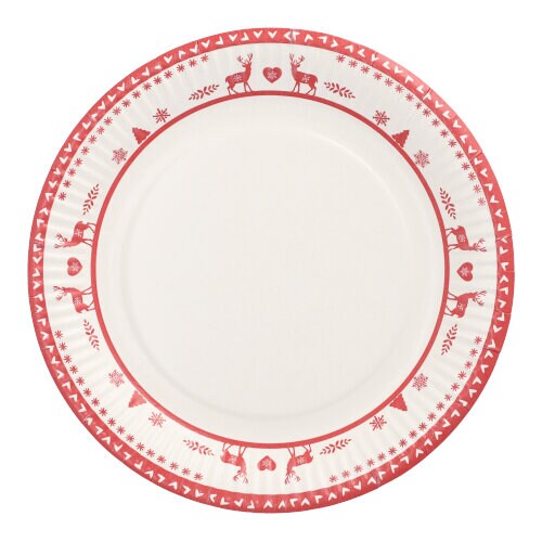 200 Teller, Pappe rund Ø 23 cm "Rennes"