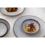 thumbnail of Olympia Drift Grey Embossed Coupe Niedrige Schalen 260mm (4er-Pack)