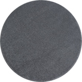 thumbnail of Teppich Kurzflor Uni Modern Waschbar Strapazierfähig Esszimmer Flur OEKO-TEX Rund Hellgrau 200x200 cm Gekettelt – MAIN von Kadima Design