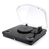 thumbnail of Platine vinyles Ledwood Round 300 Black  - 33-45-78 Tours avec haut-parleurs stéréo 2x5W, Bluetooth - Encodage sur USB