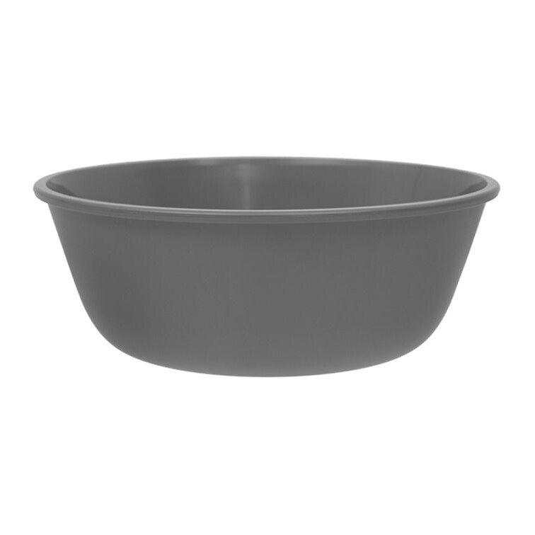 MONOUSO - Wiederverwendbare Durable Schale PP „Revolve“ Grau 1150ml Ø18,3cm (160 Stück)