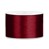 thumbnail of 25x Satinband, bordeauxrot, 38mm/25m