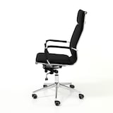 thumbnail of Oreste Luchetta poltrona da ufficio PALY BLACK in pelle sintetica H.110 x L.57 x P.66 cm Nera