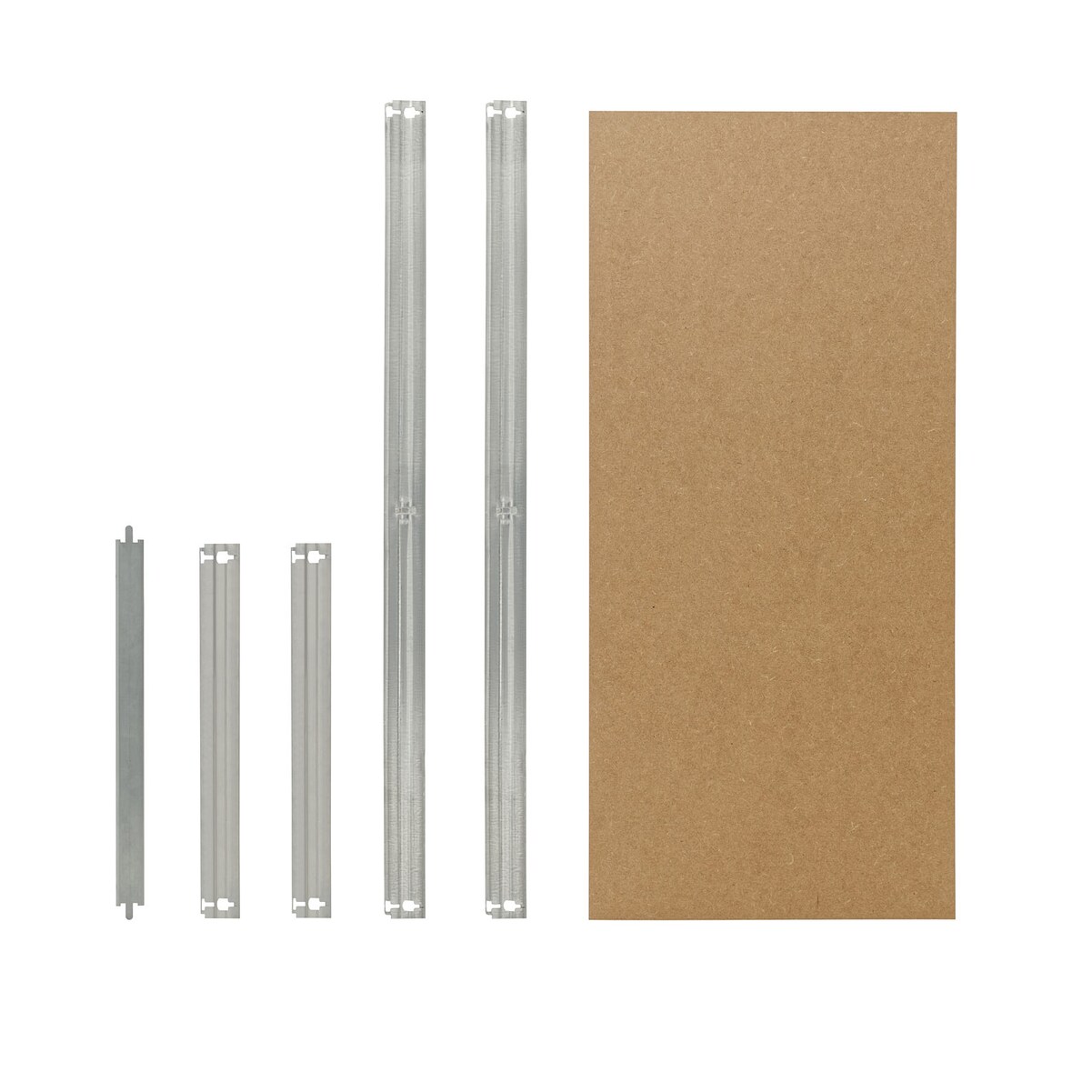 shelfplaza HOME 60x30 cm Fachboden-Set in verzinkt für HOME Schwerlastregale mit 175 kg Traglast pro Boden