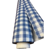 thumbnail of u 20 m. Nappe PVC vinyle toile ciree carreaux vichy BLEU CLAIR restaurant guinguette largeur 140 cm