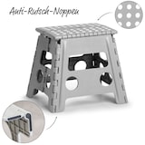 thumbnail of Zeller Klapphocker stabil & rutschfest für sicheres Sitzen Dunkelgrau
