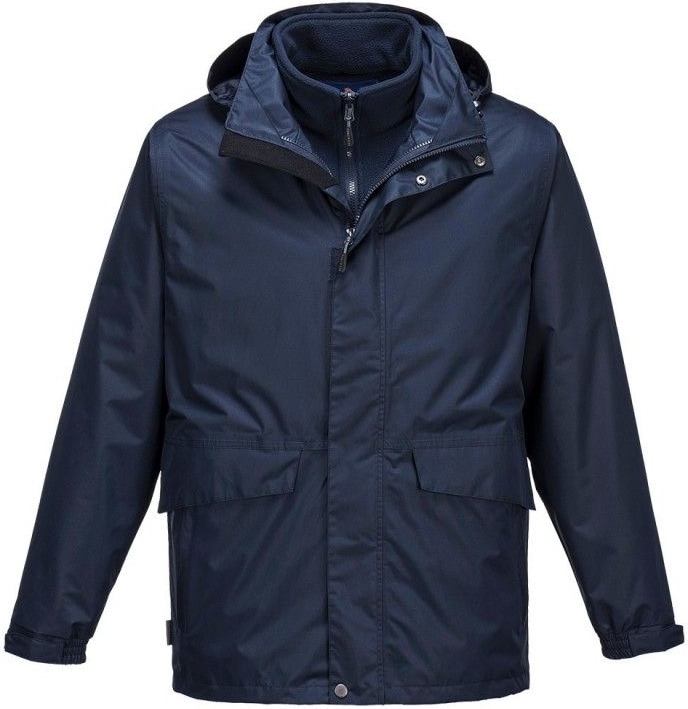 Portwest - Parka de travail respirante 3 en 1 ARGO #00007f Taille L | METRO