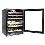 thumbnail of Vinata Vernale Wijnklimaatkast Vrijstaand of onderbouw - RVS - Wijnkoelkast 51 flessen - 82 x 59.5 x 58 cm - Wijnkast glazen deur