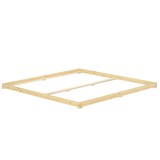 thumbnail of Niedriges Bodenbett 200x200 Kiefer natur, Niederflurbett, Futonbett, V-60.47K-20 Rollrost und Matratze inkl.