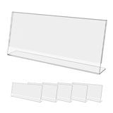 thumbnail of Danieli Store | Expositor de Mesa en metacrilato‎ | Porta Precios Inclinado, Visible de una Cara en Forma de L (21x9 cm - 6 Uds.)