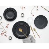 thumbnail of CreaTable Unico Schwarz Tellerset 8-tlg Steinzeug