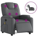 thumbnail of vidaXL Massagesessel Elektrisch Grau Kunstleder