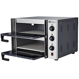 thumbnail of Horno para pizza industrial WORLDMAI 2 pizzas de 40 cm para hostelería. Horno pizzero profesional 2 pisos para bar y restaurante.