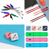 thumbnail of ColePack ECO Milan - Estuche Triple de 3 Cremalleras y Material Escolar Incluido. Azul 1918