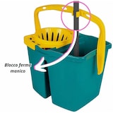 thumbnail of Secchio doppia vasca con strizzatore 14lt. 2 Vasche da 7 litri con Strizzatore Per Pulizia Casa, Ufficio cm.39x28x27