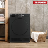 thumbnail of Telefunken T-11-400 Kondenstrockner / 7kg Trockner mit 15 Programmen, Startzeitvorwahl & Knitterschutz