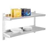 thumbnail of Royal Catering Mensola in acciaio inox – 2 ripiani – 80 cm