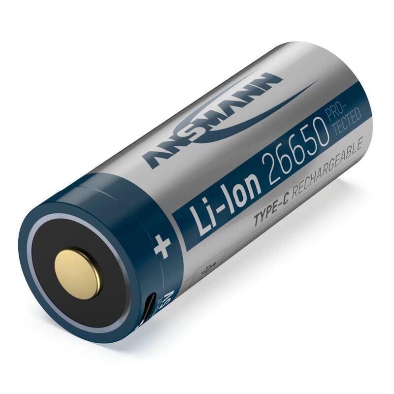 Ansmann Li-Ion 26650 5100 mAh 3,6 V Micro-USB-Buchse 1307-0012