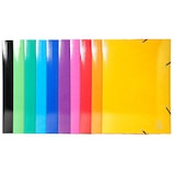 thumbnail of Exacompta 59829E 10x Sammelmappe mit Gummizug Iderama, aus Colorspan-Karton 600g, A3 - Farben sortiert