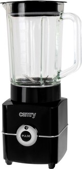 thumbnail of Camry CR 4050 Batidora Vaso Americana, Jarra Cristal 1,5 L, 2 Velocidades, PicaHielo, Cuchillas Acero Inox. 500W Negro
