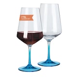 thumbnail of Milano Rotweinglas blue line 2er Set aus Polycarbonat 580 ml bruchfest BPA-frei leicht ideal für Wein Aperol