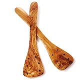 thumbnail of 2er Set Pfannenwender aus Olivenholz mit Löchern 30 cm