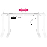 thumbnail of Tischgestell elektrisch höhenverstellbar Memory-Funkt. extra breit 110-190x68x58-123cm