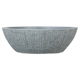thumbnail of Scheurich Barceo Jardiniere 60, coupe à plantes/bac à fleurs, ovale, coloris: Stony Grey, fabriqué avec du plastique recyclé, pour l’extérieur