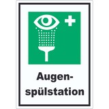 thumbnail of Augenspülstation Aufkleber A6 (105x148mm)