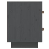 thumbnail of vidaXL Nachttische 2 Stk. Grau 40x34x45 cm Massivholz Kiefer