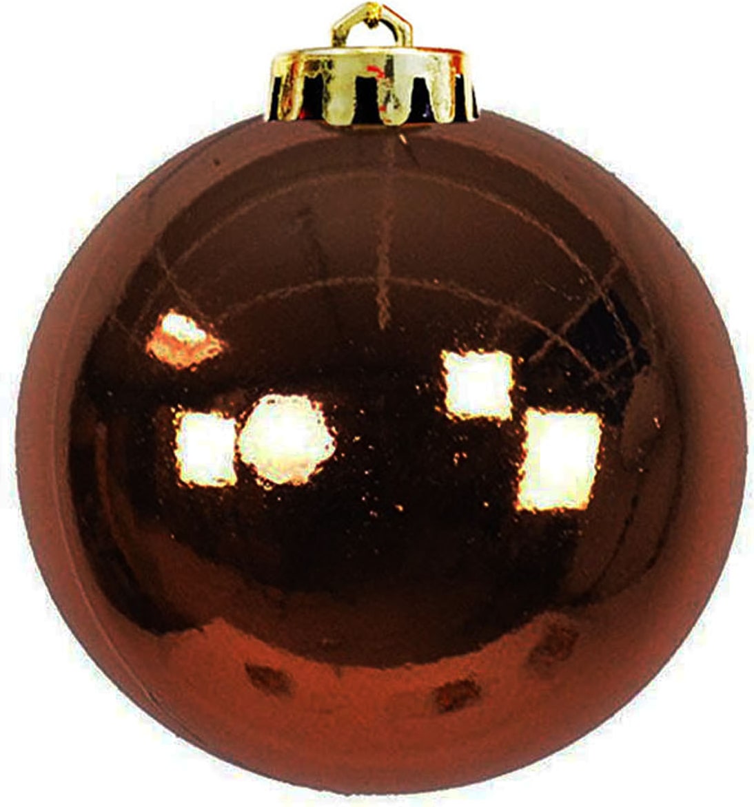 XXL Weihnachtsbaumkugeln Dekokugel Christbaumkugeln Braun Ø 20cm