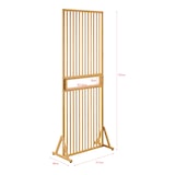 thumbnail of Helloshop26 - Faltbarer Paravent 197 x 76 x 40 cm natürlicher Bambus 03_0010227