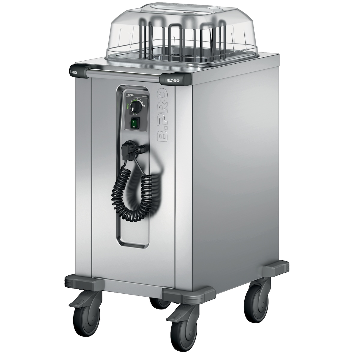B.PRO TS-H1 18-33, Tellerspender aus rostfreiem Edelstahl