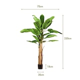 thumbnail of Pianta artificiale ignifuga Banano 220 cm | Naturing Monde - Interno - Fusto naturale