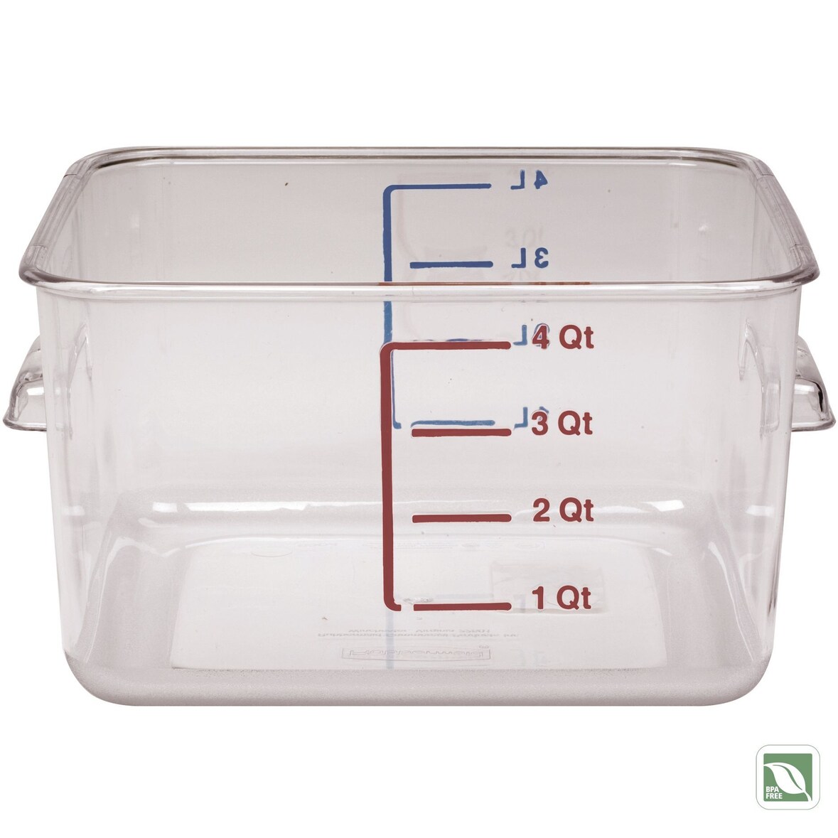 Récipient peu encombrant 3,8 litres, Rubbermaid, VB 006304, Transparent