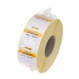 thumbnail of Étiquettes de sécurité journalières, multi-usages, faciles retirer , HENDI, Mardi, Jaune, 1000 u., 25x25mm