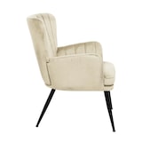thumbnail of SVITA SANSA fauteuil woonkamer koordhoes leesstoel modern gestoffeerde stoel met armleuning loungestoel wit