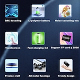 thumbnail of Lecteur MP4 Mini Tablette 4 Pouces Android 8.1 2GB+16GB Écran IPS Noir YONIS