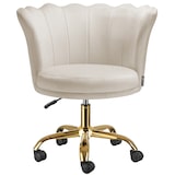 thumbnail of tectake sedia da scrivania Stella in velluto,imbottita,doppie ruote - 405918